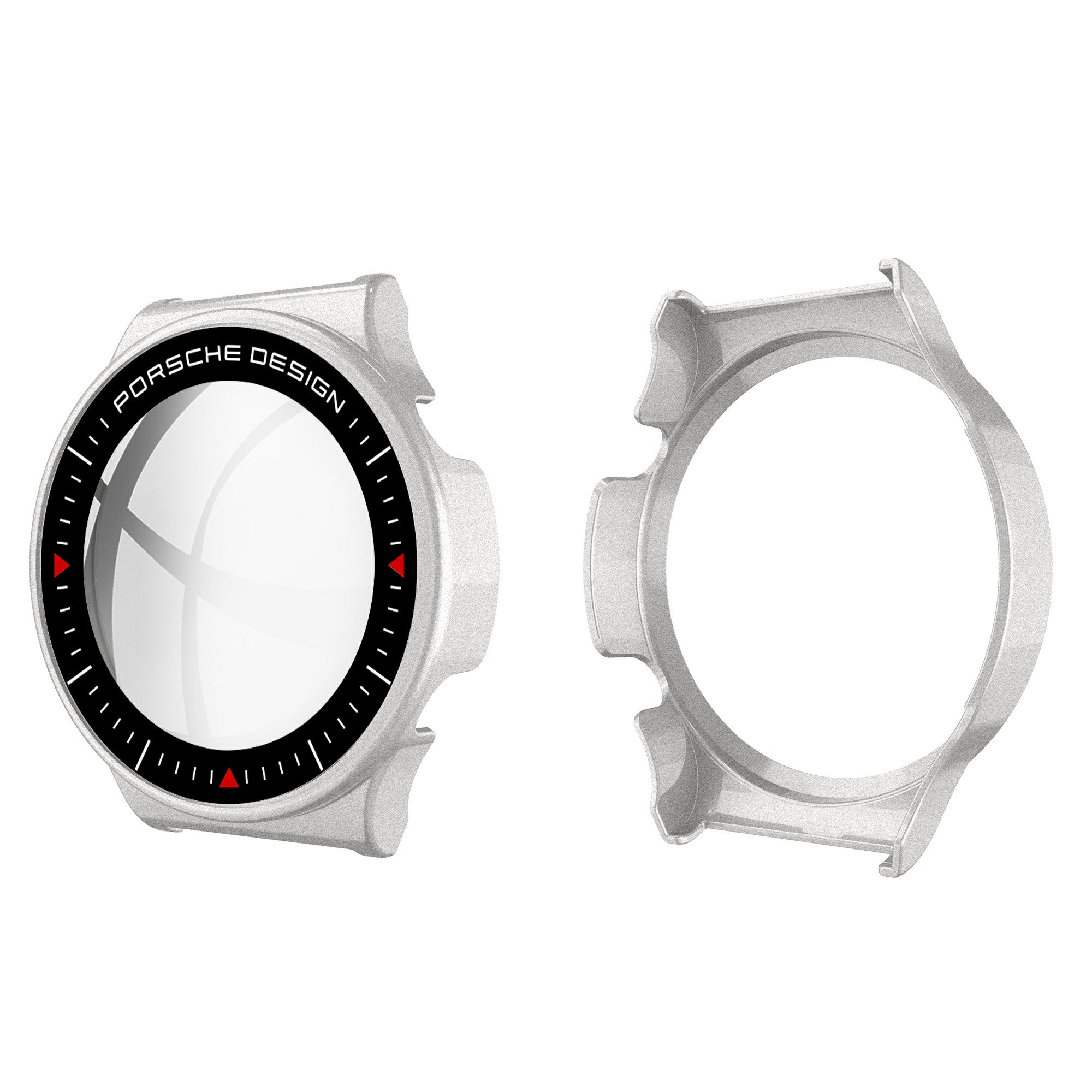 Rubberized PC Frame Intergrated Tempered Glass Screen Protector Smart Watch Cover for Huawei Watch GT 2 Pro (Porsche Design) Rubberized PC Frame Intergrated Tempered Glass Screen Protector Smart Watch Cover for Huawei Watch GT 2 Pro (Porsche Design)